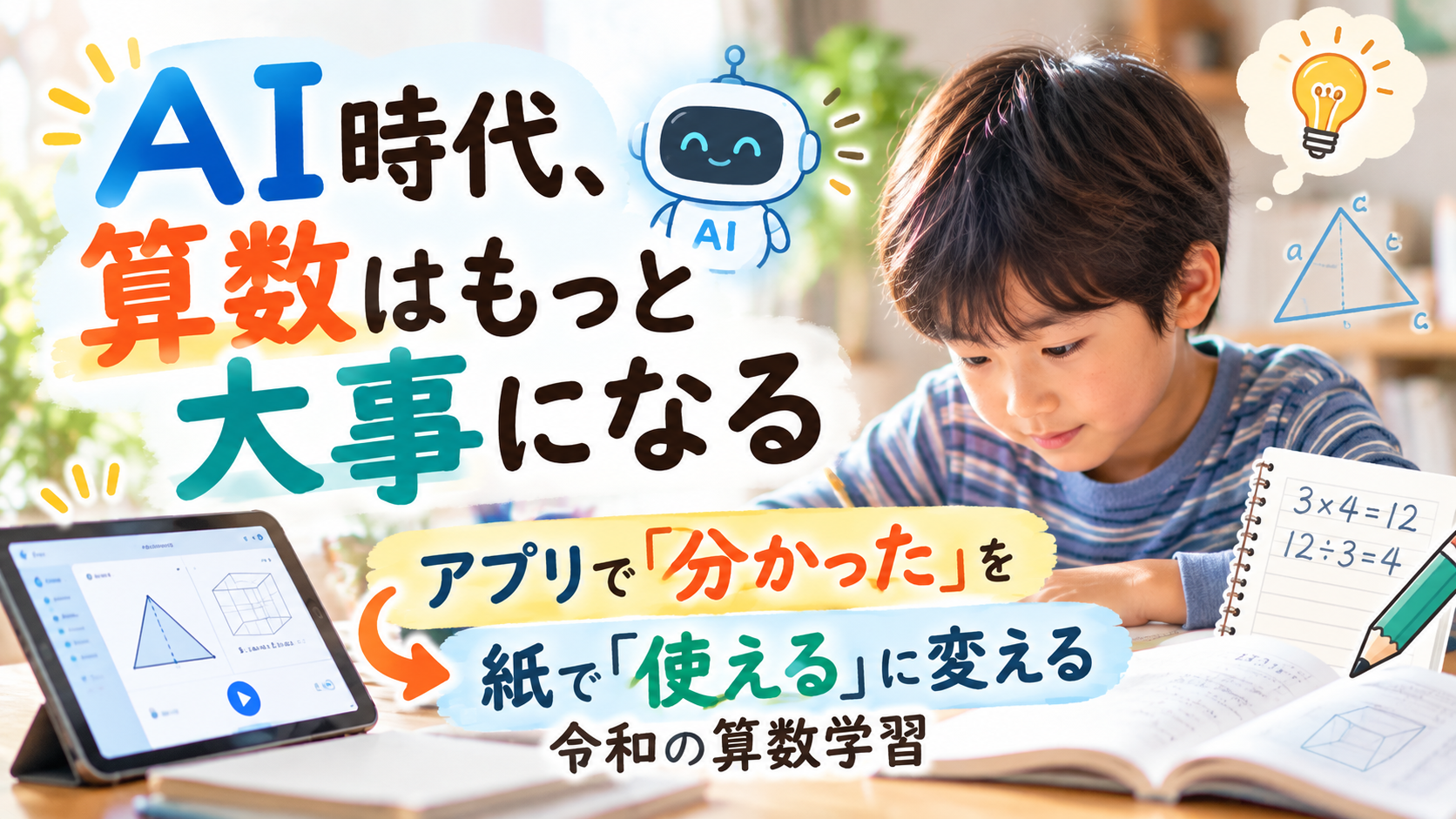 AI時代の算数、子どもに本当に必要な力とは？